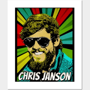 Chris Janson Pop Art Design // Fan Art Posters and Art